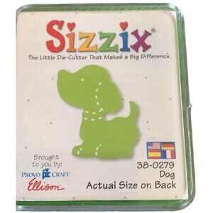 Sizzix Dog Small Die 38-0279 Ellison Provo Craft Crafting Tool Fun